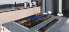 GIGANTIC CUTTING BOARD and Cooktop Cover- Image Series DD05A Evening in the bay