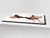 GÉANT Planche de cuisine en verre; Série café DD07: Surfer sur le café