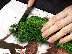 Worktop saver and Pastry Board – Glass Kitchen Board- Coffee series DD07 Surfer on coffee