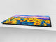 Riesig Kochplattenabdeckung Stove Cover und Schneideplatten; Series of Images DD05B: Sunflowers 5
