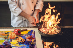 Very Big Cooktop saver - Nature series DD08 Azure Window