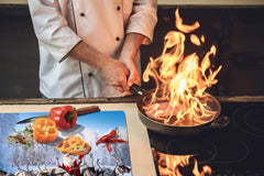 HUGE TEMPERED GLASS COOKTOP COVER - DD30 Christmas Series: Santa's reindeer team