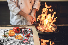 Impact & Shatter Resistant Worktop saver- Image Series DD05B Paris 2