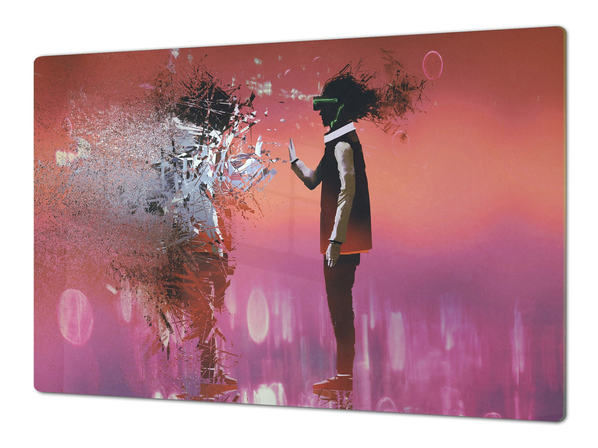 Induction Cooktop Cover – Glass Worktop saver: Fantasy and fairy-tale series DD18 Farewell