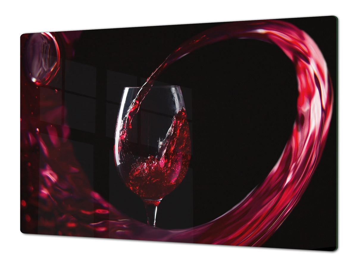 BIG KITCHEN PROTECTION BOARD or Induction Cooktop Cover - Wine Series DD04 Red wine 1