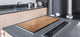 ENORMOUS  Tempered GLASS Chopping Board - Induction Cooktop Cover DD36 Textures and tiles 2 Series: Light wood panel