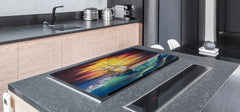Impact & Shatter Resistant Worktop saver- Image Series DD05B Ship at sea