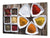 Sehr groß Küchenbrett aus Hartglas und Kochplattenabdeckung; A spice series DD03A: Indian spices 1