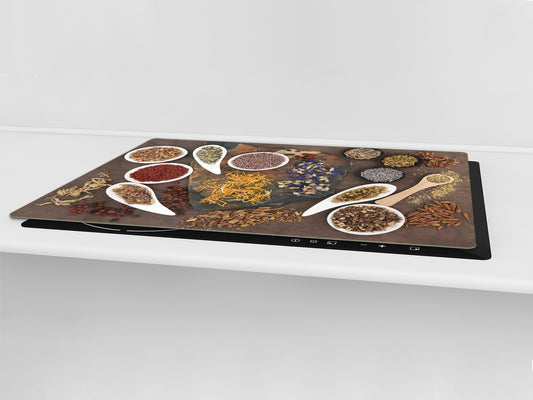 HUGE TEMPERED GLASS COOKTOP COVER A spice series DD03A Root spices 2
