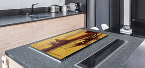 GIGANTIC CUTTING BOARD and Cooktop Cover- Image Series DD05A An evening in Venice