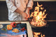 Plaque de cuisson à induction - Couvre-cuisinière en verre: GÉANT Couvre-cuisinière à induction; Série Fantastique et conte de fées DD18: Coucher de soleil
