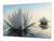 ENORMOUS  Tempered GLASS Chopping Board - Flower series DD06A Lotus flower 1