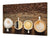 Sehr groß Küchenbrett aus Hartglas und Induktionskochplattenabdeckung; Coffee series DD07: Types of coffee 2