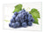 ÉNORME Planche à découper; Série de fruits et légumes DD02: Grain de raisin