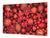 GÉANT Planche à découper et protège-plain de travail; Une série d'épices DD30 Série de Noël  Boules de Noël rouges