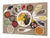 Sehr groß Küchenbrett aus Hartglas und Kochplattenabdeckung; A spice series DD03A:   Mosaic of spices 3
