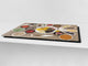 HUGE TEMPERED GLASS COOKTOP COVER A spice series DD03A Mosaic of spices 3