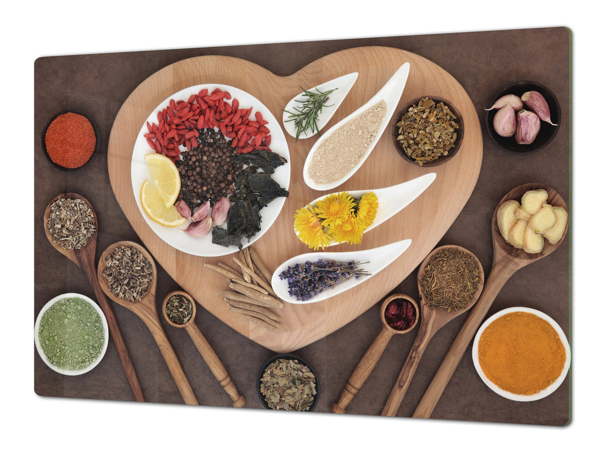 HUGE TEMPERED GLASS COOKTOP COVER A spice series DD03A Heart of spices