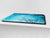 Gigante Tabla para picar de cristal templado o cubre vitro – Salvaencimera - Serie Agua DD10 Agua 1