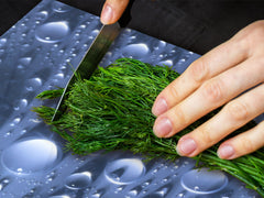 Gigantic KITCHEN BOARD & Induction Cooktop Cover - Water Series DD10 Water drops 1