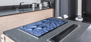 Gigantic KITCHEN BOARD & Induction Cooktop Cover - Water Series DD10 Water drops 1