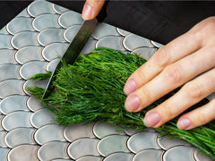 ENORMOUS  Tempered GLASS Chopping Board - Induction Cooktop Cover DD36 Textures and tiles 2 Series: Abstract fish scales