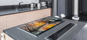 GIGANTIC CUTTING BOARD and Cooktop Cover- Image Series DD05A Sunset