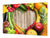 ÉNORME Planche à découper; Série de fruits et légumes DD02: J'aime les légumes