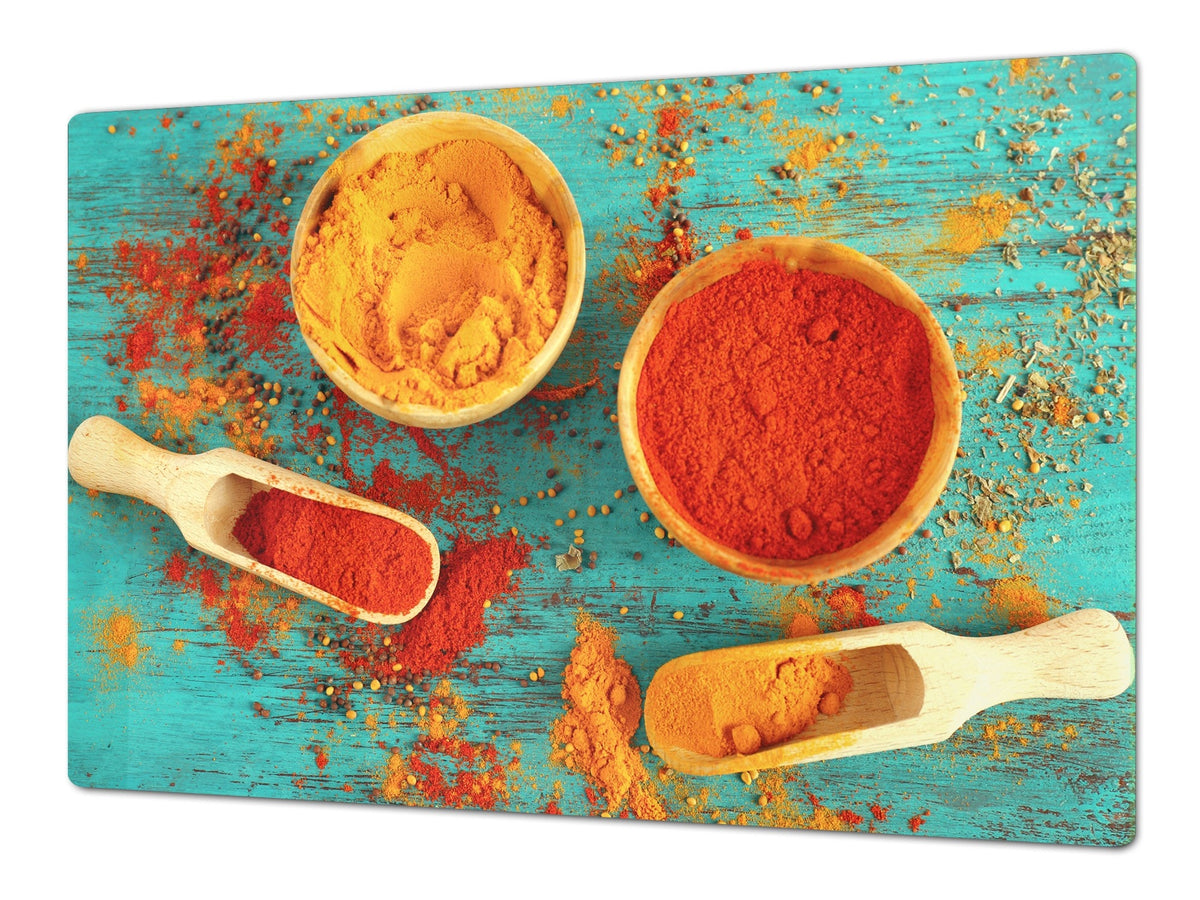 HUGE TEMPERED GLASS COOKTOP COVER A spice series DD03A Curry 1