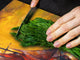 GIGANTIC CUTTING BOARD and Cooktop Cover- Image Series DD05A Rough sea