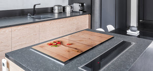 UNIQUE Tempered GLASS Kitchen Board Fruit and Vegetables series DD02 Strawberry heart