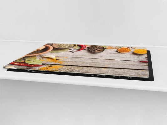 HUGE TEMPERED GLASS COOKTOP COVER A spice series DD03A Curry 2