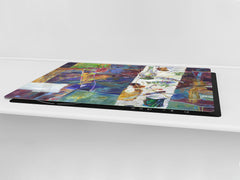 Impact & Shatter Resistant Worktop saver- Image Series DD05B Modern Art