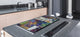 Impact & Shatter Resistant Worktop saver- Image Series DD05B Modern Art