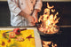 TRES GRAND - Couvre-cuisinière à induction; Série d'images DD05A: Tournesols 4
