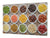 UNIQUE Tempered GLASS Kitchen Board Fruit and Vegetables series DD02 Delicacies 1