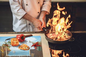 TRES GRAND - Couvre-cuisinière à induction; Série d'images DD05A: Vue du phare