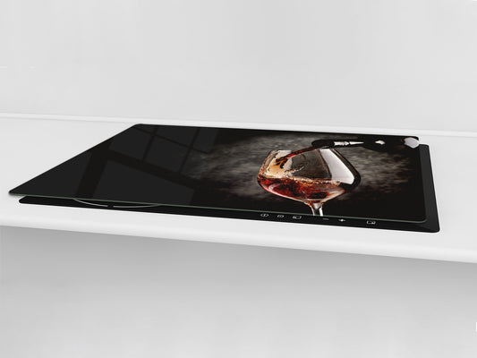 BIG KITCHEN PROTECTION BOARD or Induction Cooktop Cover - Wine Series DD04 Red wine 2