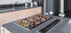 HUGE TEMPERED GLASS COOKTOP COVER A spice series DD03A Mosaic with spices 6