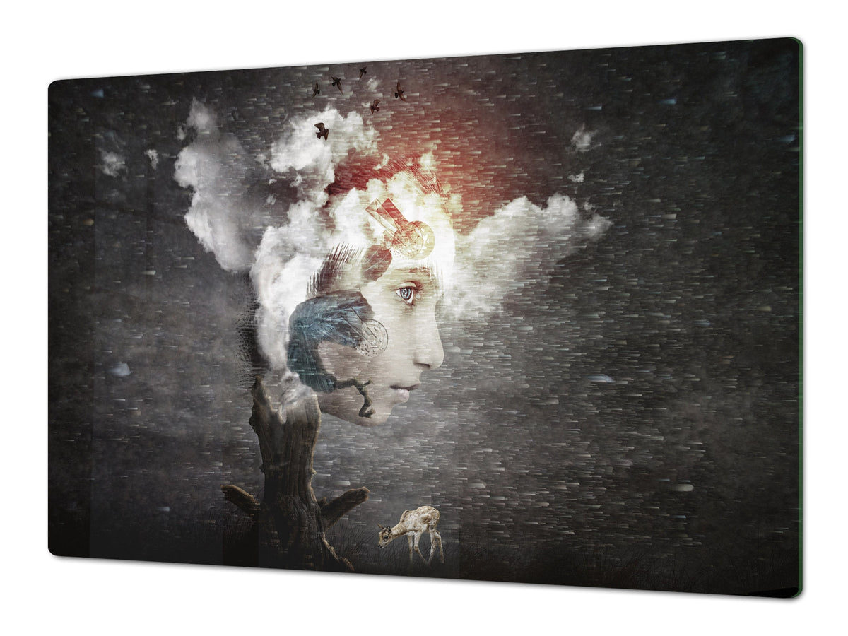 Worktop saver and Pastry Board – Cooktop saver; Series: Outside Series DD19 Head in the clouds