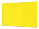 Groß Küchenbrett aus Hartglas und Kochplattenabdeckung; Series of colors DD22A: Mellow Yellow