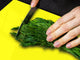 Enorme Tagliere in vetro - Asse da cucina; Serie di colori DD22A: Giallo Limone