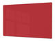 Groß Küchenbrett aus Hartglas und Kochplattenabdeckung; Series of colors DD22A: Dark Red