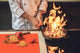 Groß Küchenbrett aus Hartglas und Kochplattenabdeckung; Series of colors DD22A: Orange