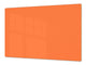 Groß Küchenbrett aus Hartglas und Kochplattenabdeckung; Series of colors DD22A: Bright Orange