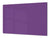 Groß Küchenbrett aus Hartglas und Kochplattenabdeckung; Series of colors DD22A: Dark Violet