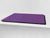 Groß Küchenbrett aus Hartglas und Kochplattenabdeckung; Series of colors DD22A: Dark Violet