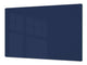 Groß Küchenbrett aus Hartglas und Kochplattenabdeckung; Series of colors DD22A: Dark Navy Blue