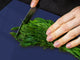 Enorme Tagliere in vetro - Asse da cucina; Serie di colori DD22A: Blu Acciaio 