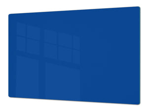 Enorme Tagliere in vetro - Asse da cucina; Serie di colori DD22A: Blu